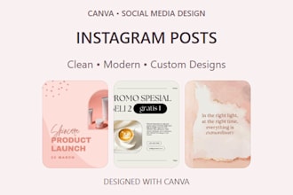 design beautiful instagram posts in canva