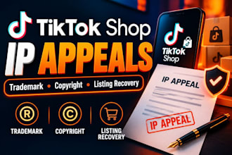 handle tiktok shop trademark and copyright infringement appeals