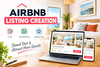 write your airbnb listing description and title