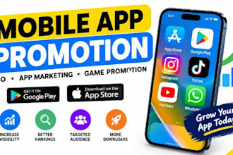 promote mobile app, increase app visibility, aso, app marketing, game promotion