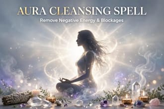 cast aura cleansing spell for you