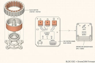 do bldc esc motor control snd dronecan uavcan peripheral firmware pid protection