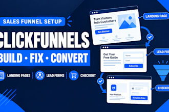 build, fix clickfunnels landing page form errors lead magnet bumps for agencies