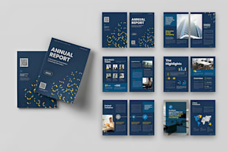 design annual report, ngo impact report, corporate report and esg report