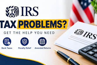 resolve irs issues, irs tax problems, tax debt and help reduce irs penalties