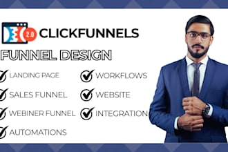 build a high converting clickfunnels 2 0 sales funnel and landing page expert