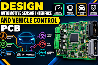 design automotive sensor interface and vehicle control pcb