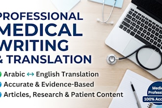 write or translate accurate medical content for your blog or website
