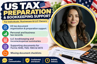 prepare US tax returns for individuals and businesses