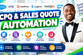 setup salesforce cpq workflow sales quotes dealhub logikio hubspot CRM sap