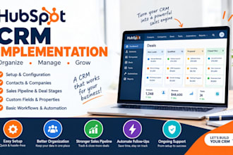 set up your hubspot CRM, contacts, and deal pipeline