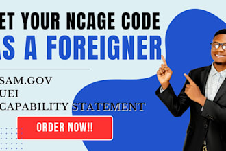 help foreign businesses with US samgov, uei and ncage registration