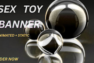design adult toy banners
