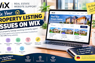 wix cms property listings and dynamic pages for real estate agents