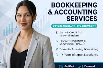 be your bookkeeping and accounting virtual assistant