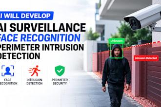 develop ai surveillance face recognition perimeter intrusion detection