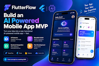build an ai powered flutterflow mobile app mvp