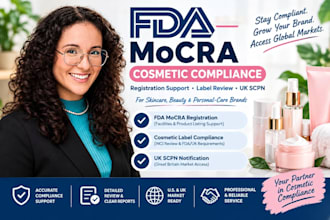 handle fda mocra cosmetic registration, label compliance and uk scpn