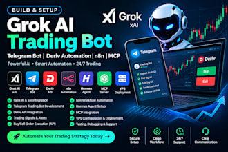grok trading bot grok xai telegram trading bot  hermes agent deriv vps n8n mcp