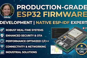 develop production grade esp32 firmware using native esp idf
