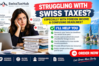 help swiss expats with foreign income and confusing tax return deadline problems