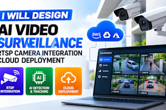 design ai video surveillance rtsp camera integration cloud deployment