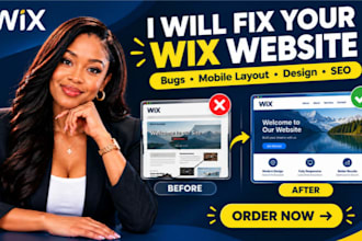 fix wix website issue bug wix website design redesign SEO