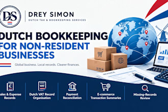 organize dutch bookkeeping for non resident businesses selling in netherlands
