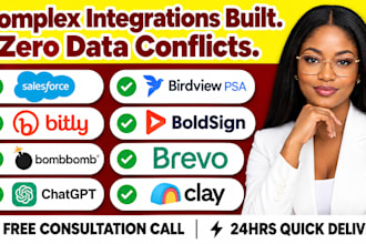 integrate salesforce birdview psa bitly boldsign bombbomb com brevo chatgpt clay
