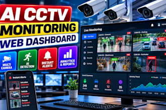 develop ai cctv monitoring web dashboard multi camera instant alerts