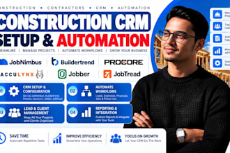 setup construction crm jobnimbus buildertrend procore acculynx jobber jobtread