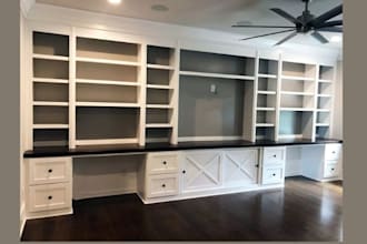 design custom cabinetry and build in furniture for your home