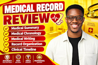 review medical records and prepare a professional medical summary