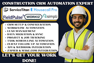 setup fieldpulse workiz servicetitan housecall pro crm automation