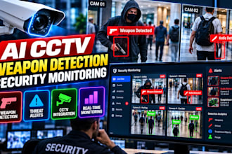 develop computer vision security weapon detection threat alerts cctv ai