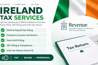 handle your paye, freelance income, form 5472, vat and irish tax return