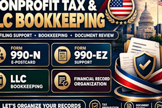 help with form 990n 990ez and llc bookkeeping