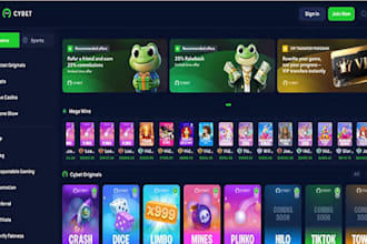 custom crash game website, p2e crypto game and bet website