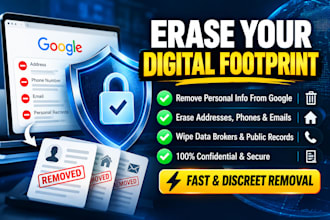 remove your personal information from google and erase digital footprint