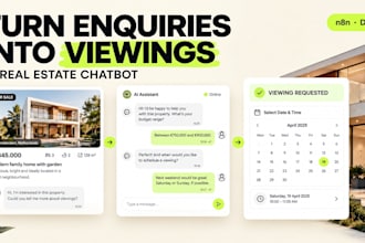 build an ai real estate chatbot with n8n or dify to book viewings