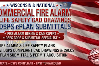 design commercial fire alarm plans for wisconsin dsps eplan submittal