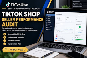 audit your tiktok shop seller performance and account health