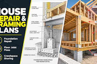 prepare texas and virginia structural engineering drawings