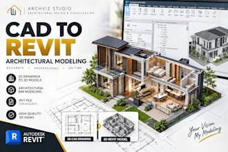 create revit architectural models from cad drawings