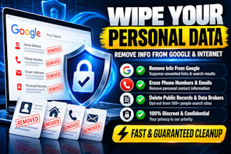 remove your personal information and erase exposed digital footprint