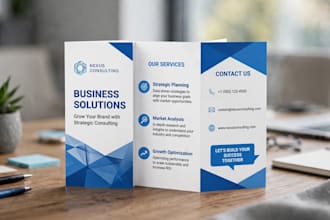 edit your canva brochure and make it print ready