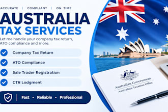 file australia company tax return, ato compliance, sole trader and CTR lodgement