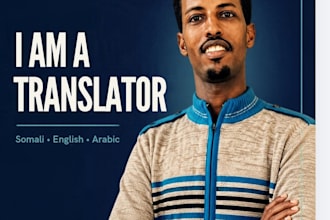 translate english, arabic, and somali documents