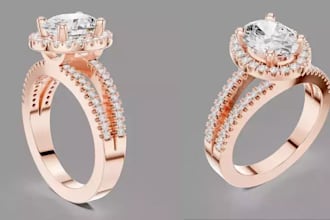 design jewelry engagement ring cad wedding ring and gemstone setting