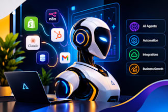 build jarvis ai assistant for businesses, n8n automation, shopify integration